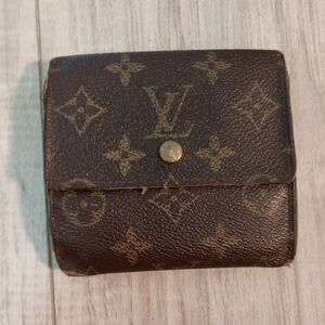 Louis Vuitton Bi-Fold Wallet Purse Monogram PVC Leather